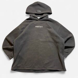 Essentials Men's Charcoal Hoodie Sweater